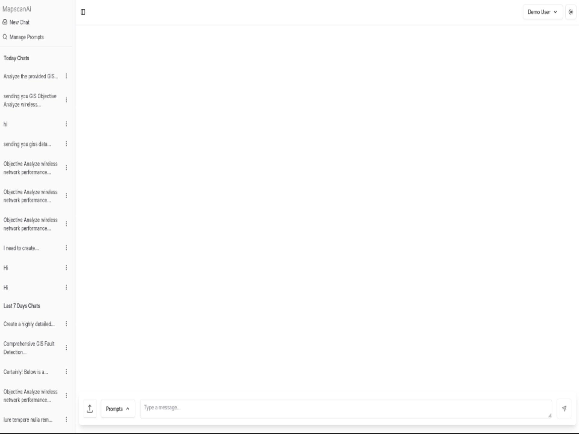 GIS Data Scaning AI Agent with Chat History using Deepseek R1
