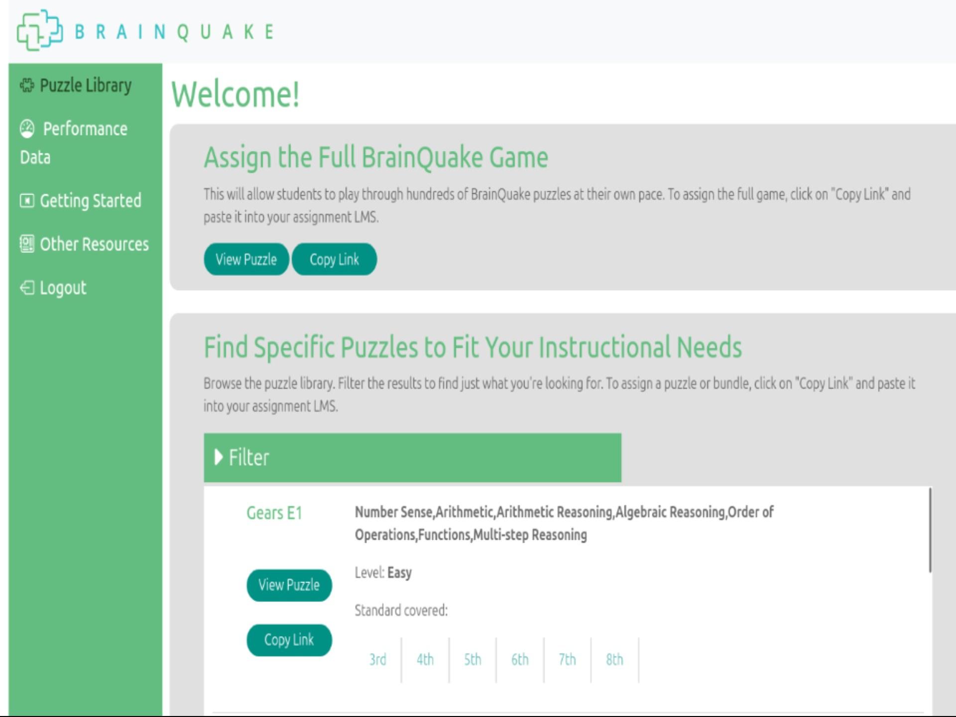 Games Portal for Teachers Students Using Edlink APIs