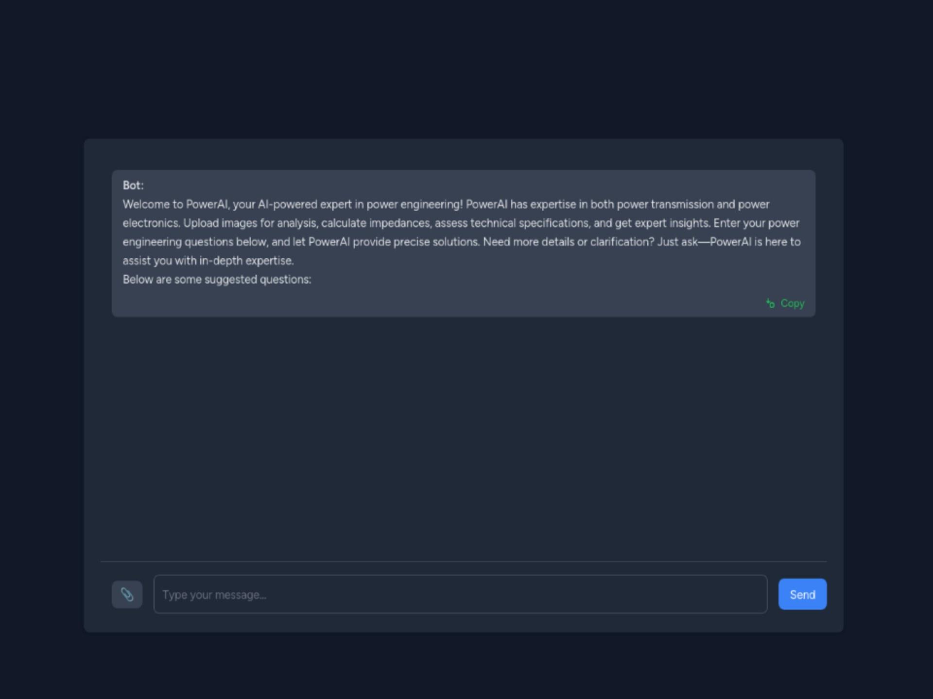 Utility Fault Detection Report using AI API